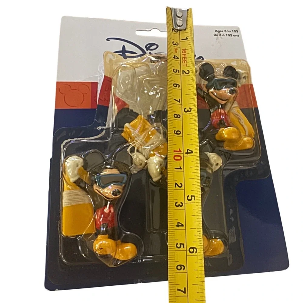 Vintage 2001 Disney Mickey Mouse Works Parachute Party Favors 3 Pack Tapper
